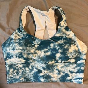 Light & Leaf Longline Tie Dye Sports Bra
